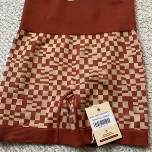 Sarah days burnt clay shorts